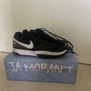 Nike Ja Morant Black and White Sneakers